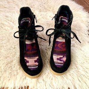 NEW Sbicca Leather Wedge Boots!